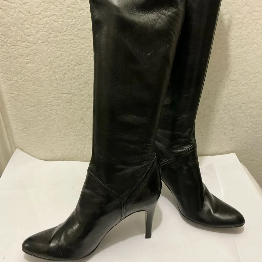 Cole Haan Black Over the Knee Boots
